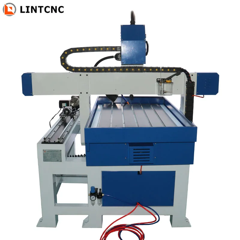 3030 3040 4040 4060 6040 6090 6012 6015 9012 9015 1212 1218 1224 1325 CNC Router Side Rotary Axis Wood Carving Machine for Price