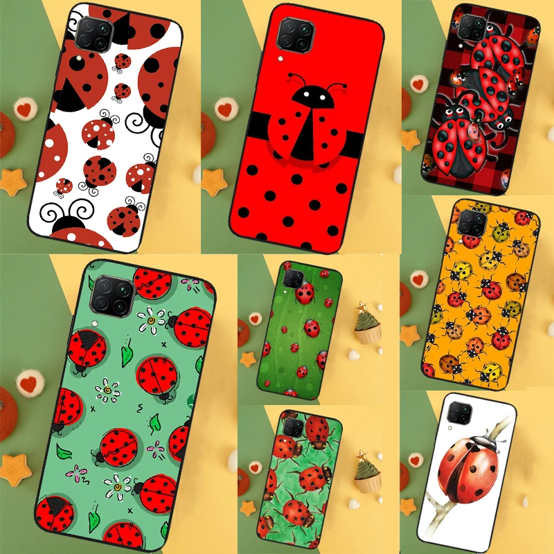  Ladybug Beetle For Huawei Nova 7i 8i 3i 11i Nova 10 9 SE 5T Y60 Y70 Y90 Y61 Y91 P20 P40 Lite P30 Pro Case