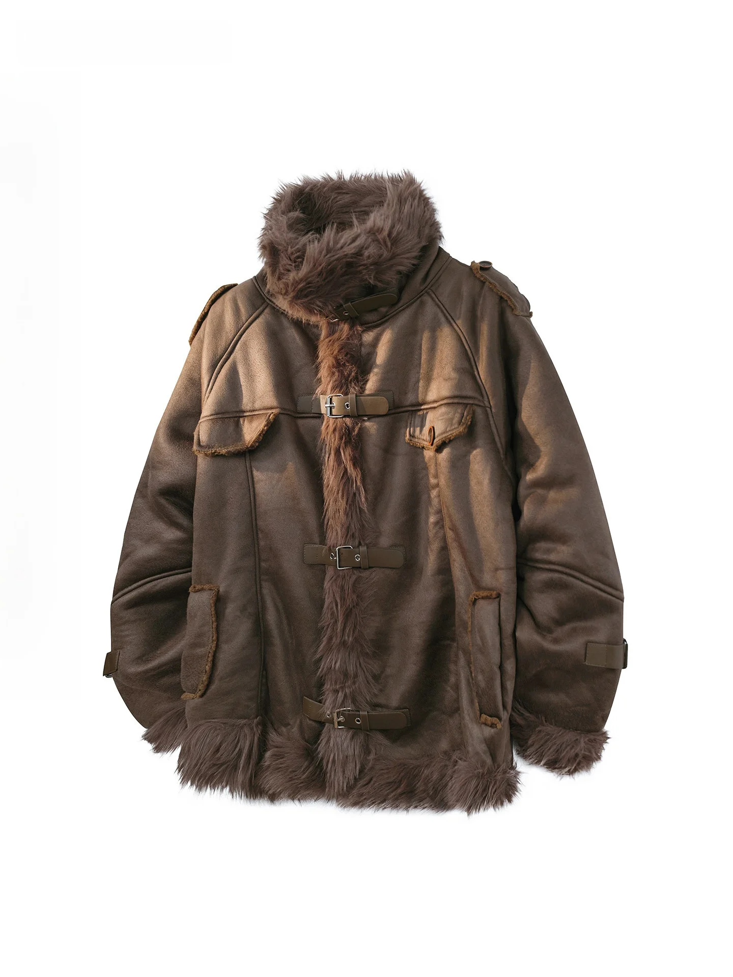 

Мужская утепленная куртка VIISHOW с замшевым воротником и вставками из хлопка, теплая зимняя модная брендовая куртка стандартного кроя с длинными рукавами