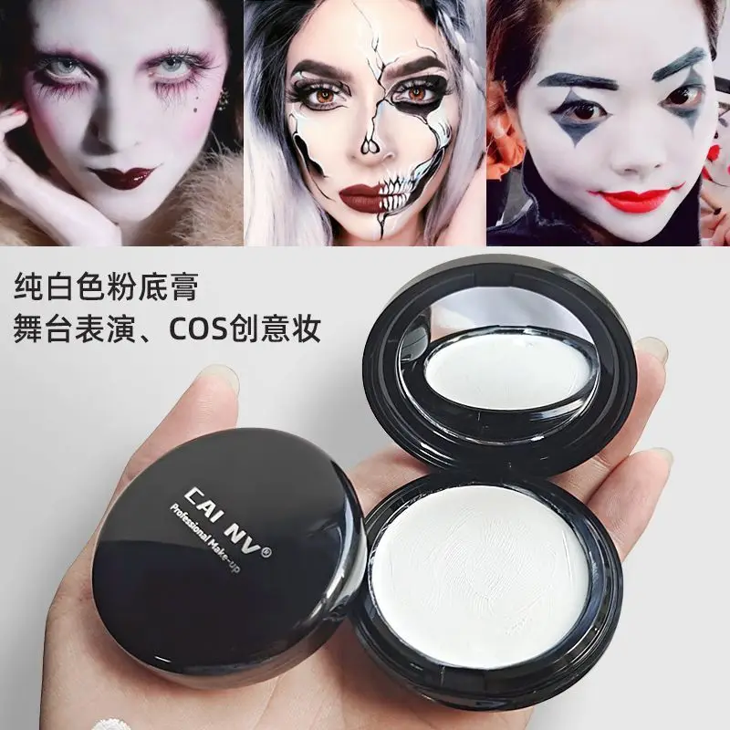 CAINV 37ml White Base Primer Beauty Flawless Liquid Foundation Matte Concealer Long-Lasting Facial Makeup Breathable Cosmetic