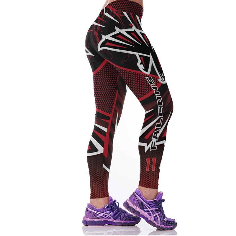 Women Sport Leggings Eagle 3D Print Quick Dry High Waist Sport Pant For Yoga Gym Fitness Workout Tights Trouser Slim Active Wear