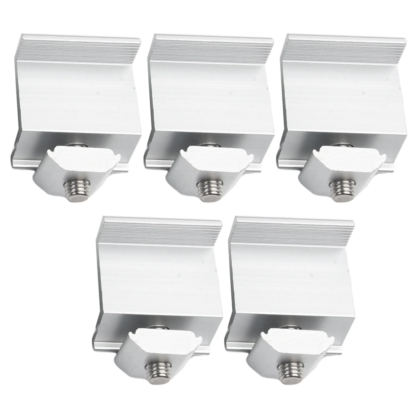 

Photovoltaic Solar Panel Mounting Brackets End Clip Adjustable Panel Mounting Clamp Wide Photovoltaic Aluminum Alloy Z Bracket