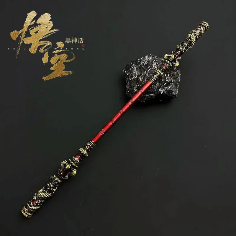 Black Myth WuKong Weapon Bronzecloud Ruyi Staff Martial Arts Staffs Game Collection Desk Room Decoration Backpack Pendant Gifts