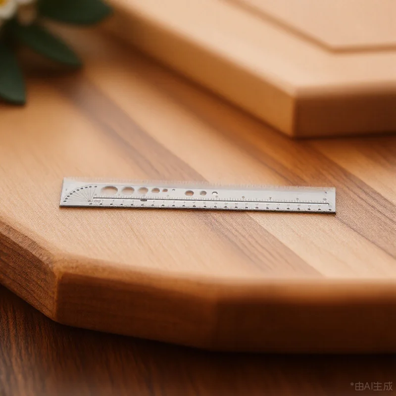 

Stainless Steel Straight Ruler Precision Scale Measuring Tool Multipurpose For Home Office School Factory Student