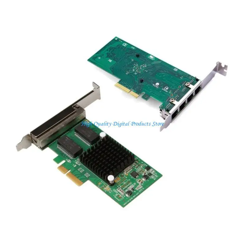 

U2JE 4 Ports PCIe for Intel I350-T4 Chip 10/100/1000Mbps Lan Card Four Port Server Gigabit Card PCIe Ethernet