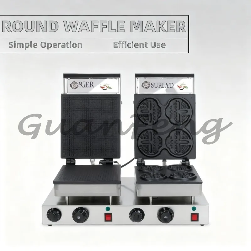 New  Electric Waffle Baker, Crispy Cheese Snack Equipment for Household, Restaurant, Hotel & Food Retail