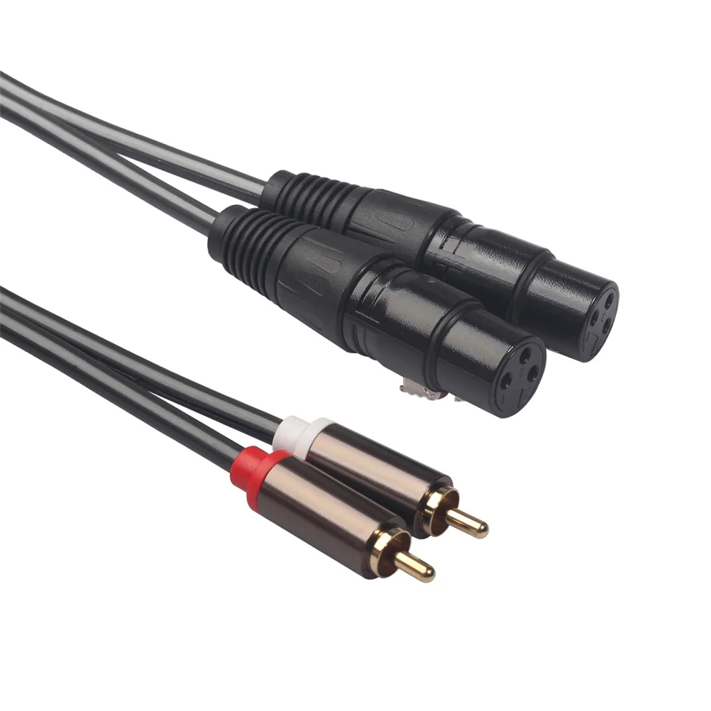 

Audio Line Dual Converter for Headphone Adapter Cable Signal USB Male to XLR Patch