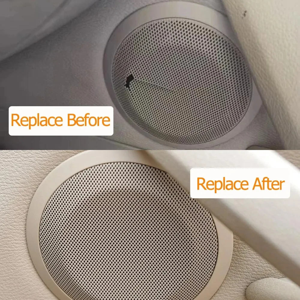 Picture 7: Car Interior Left Right Front Rear Door Panel Speaker Trim Loudspeaker Cover For BMW 3 Series E90 E91 X1 E84 318 320 325i