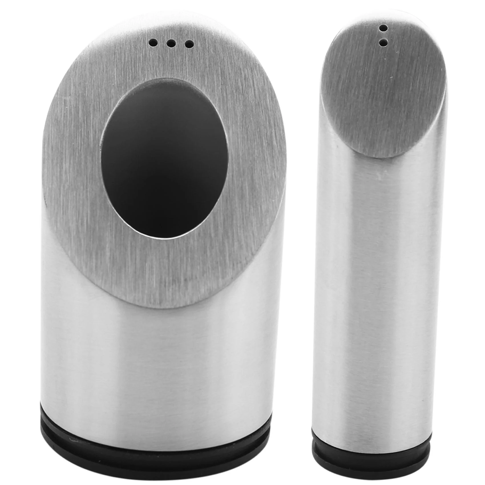 2Pcs Stainless Steel Salt And Pepper Shakers Set For Spices With Holes Seasoning Jar Spice Rack Kitchen Cruet Tool-AT30