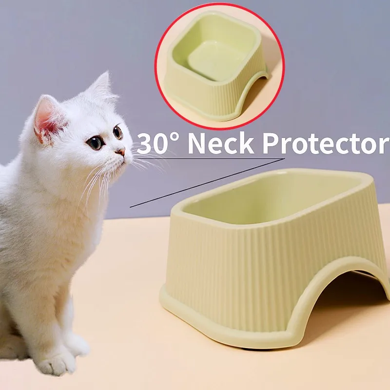 

Dog Bowl Neck Protection 650ml Dog Food Bowl Durable Bowls for Dogs Feeding Drinking Cat Food Container Pet Feeder Pet Supplies
