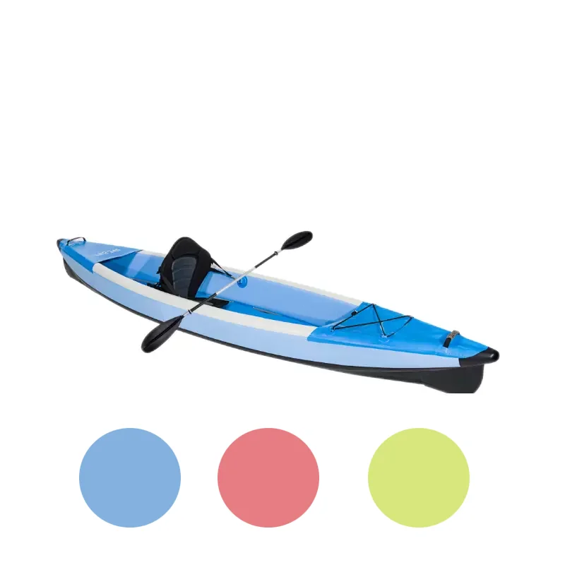 Kayak inflable portátil para 1 persona, nuevo diseño, para turismo, pesca, Kayak superior para aguas oceánicas a la deriva, 50% de descuento, 2024