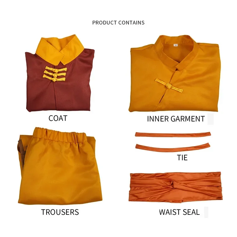 SN55Aang Косплей Костюм Аватар Последний маг воздуха Ролевая игра для Хэллоуина Аниме Comic Con Аватар Наряды для взрослых @ 54WE