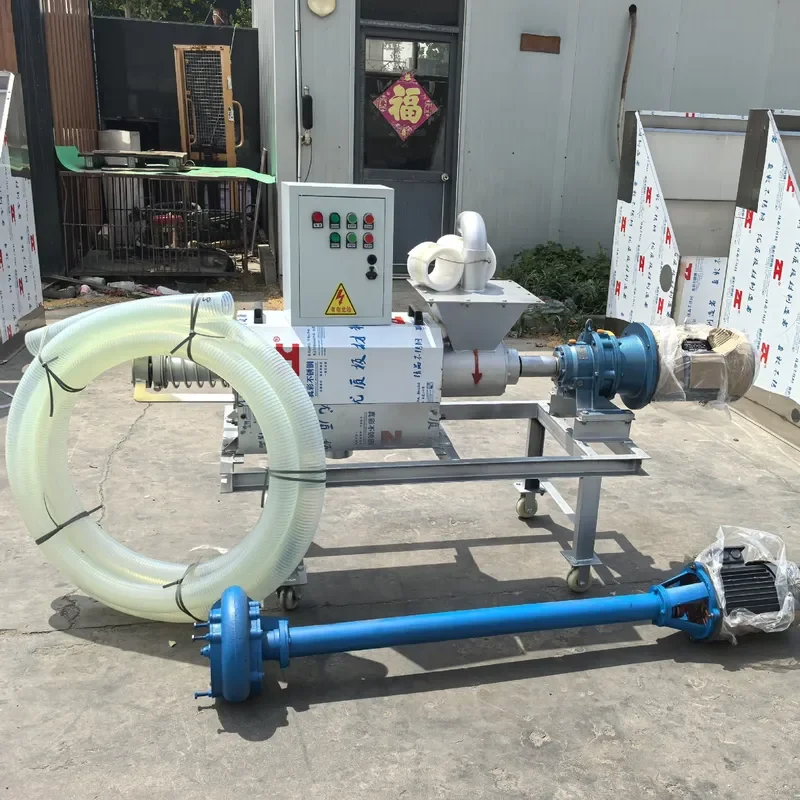 Spiral Extrusion Dehydrator and Granulation Machine for Manure Solid-Liquid Separation for Pig Chicken Cow Manure