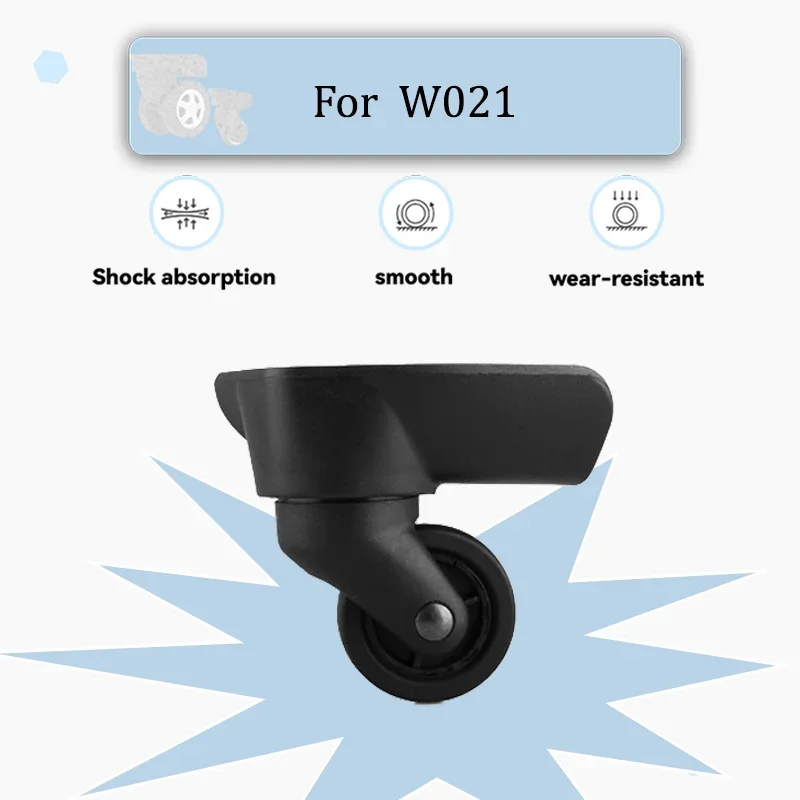 For W021 Suitcase Replacement Wheels - 360° Smooth-Rolling Swivel Castors Durable Suitcase Wheel Repair Parts