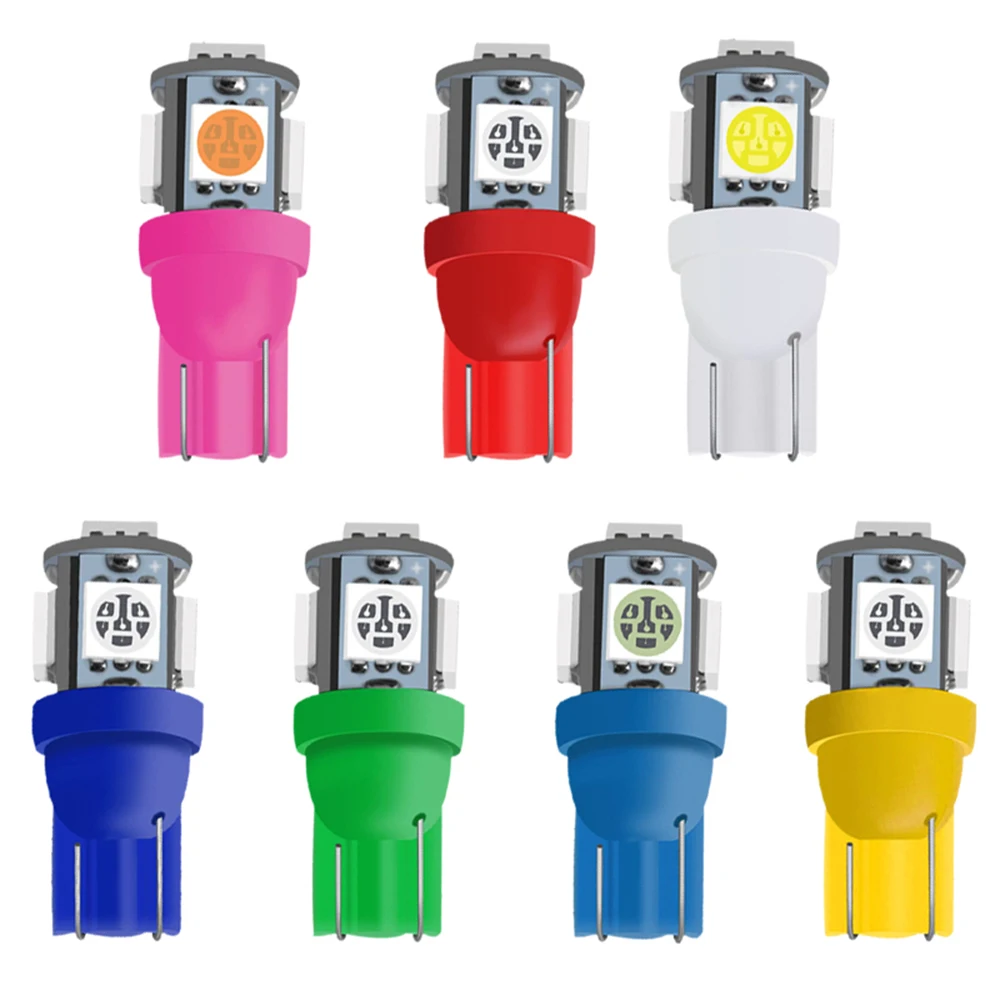 T10 w5w 194 168 car LED bulbs 5-smd5050 light bulbs for car 12 v marker bulbs LED bulb 6000K