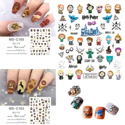 Trend Harries Potters Nail Stickers Magic World Series Hogwarts Gryffindor Divination Image Cartoon Nail Stickers Toys Girl Gift