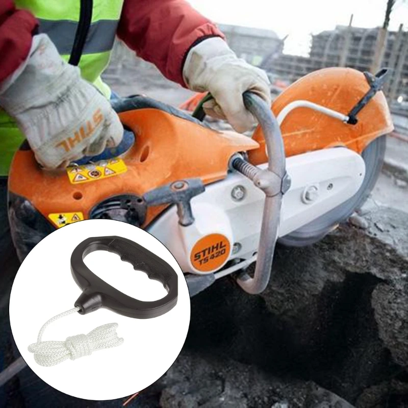 Handle & Rope for Snow Thrower Engines Replacement Part Garden Accessories Dropshipping