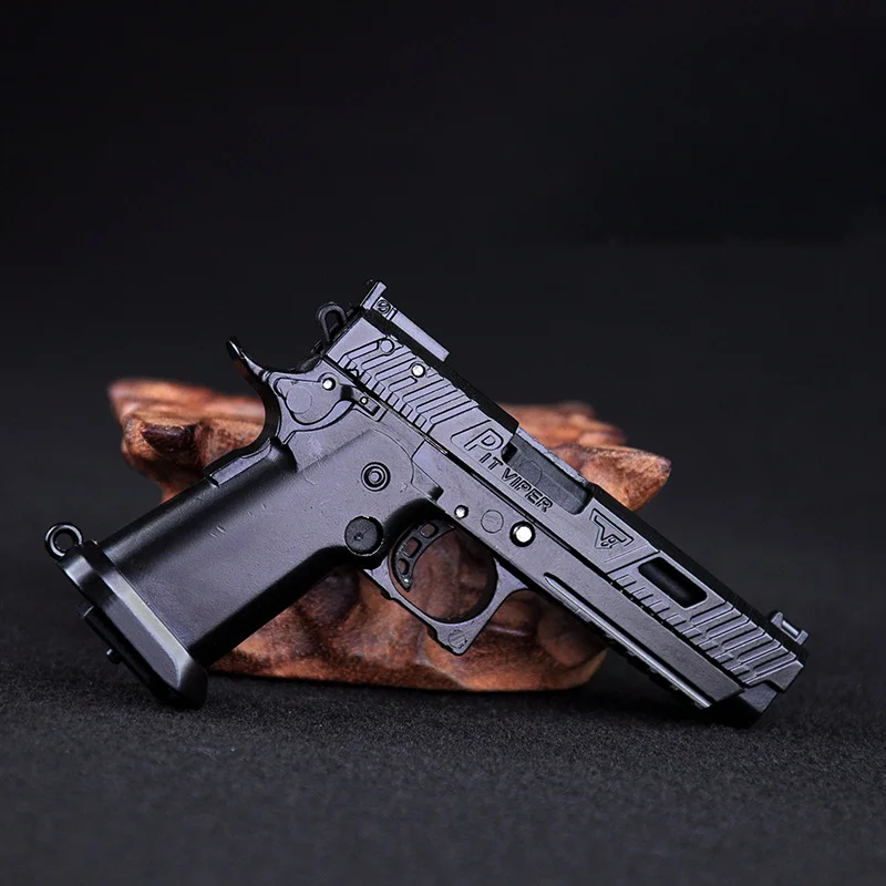 1: 3 Alloy Empire G34 tti ShellDetachable Alloy Toy Gun Keychain Fidget Toy Keychain Cannot Launch