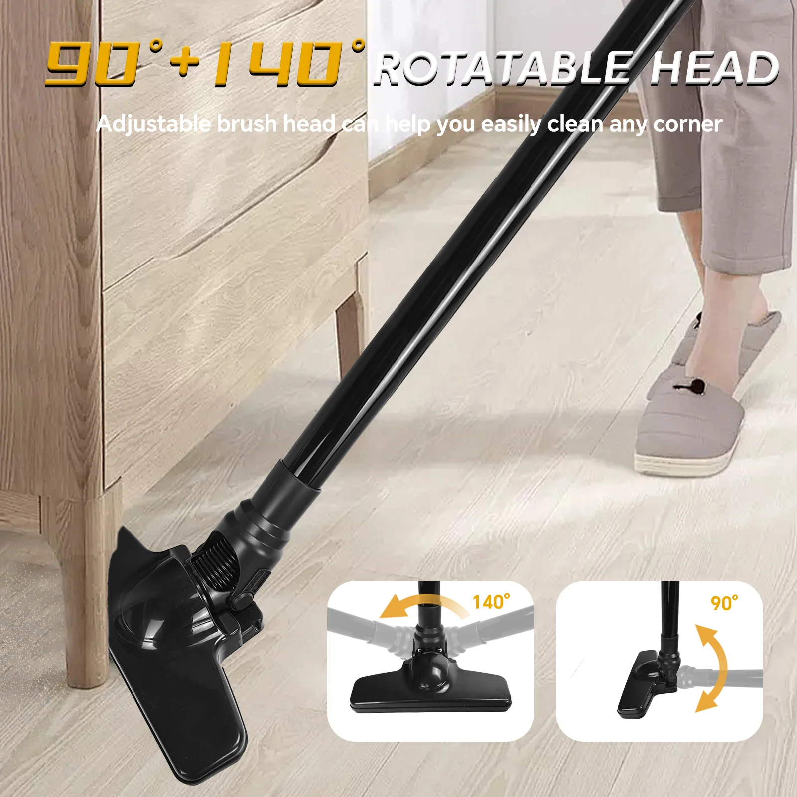 コードレス掃除機 400W ハンドヘルド電気掃除機 20KPA 強力な吸引 Dewalt 20V バッテリーに適合 (バッテリーなし)