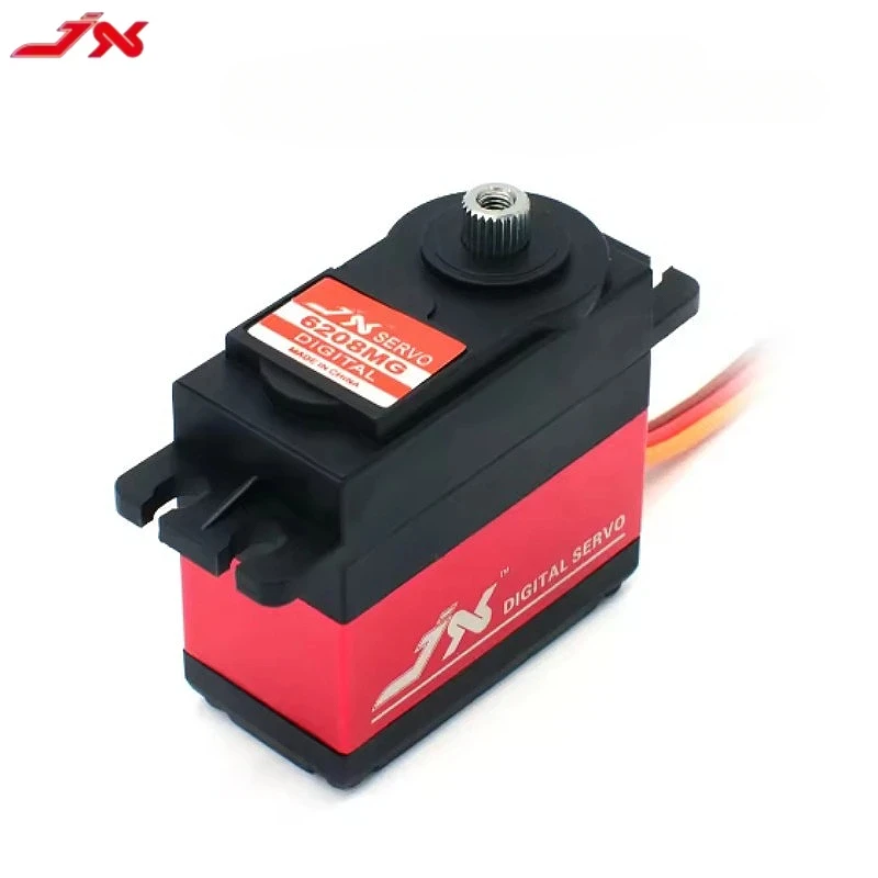 JX Servo PDI-6208MG 8 kg 120 Grad Hochgeschwindigkeits-Metallgetriebe Digital Coreless Standard-Servomotor für RC-Automodell