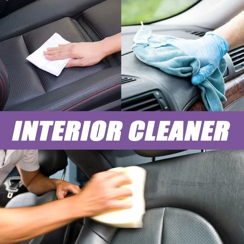 Car seat cleaner Interior instrument panel seat decontamination and stain remover maintenance cleaner