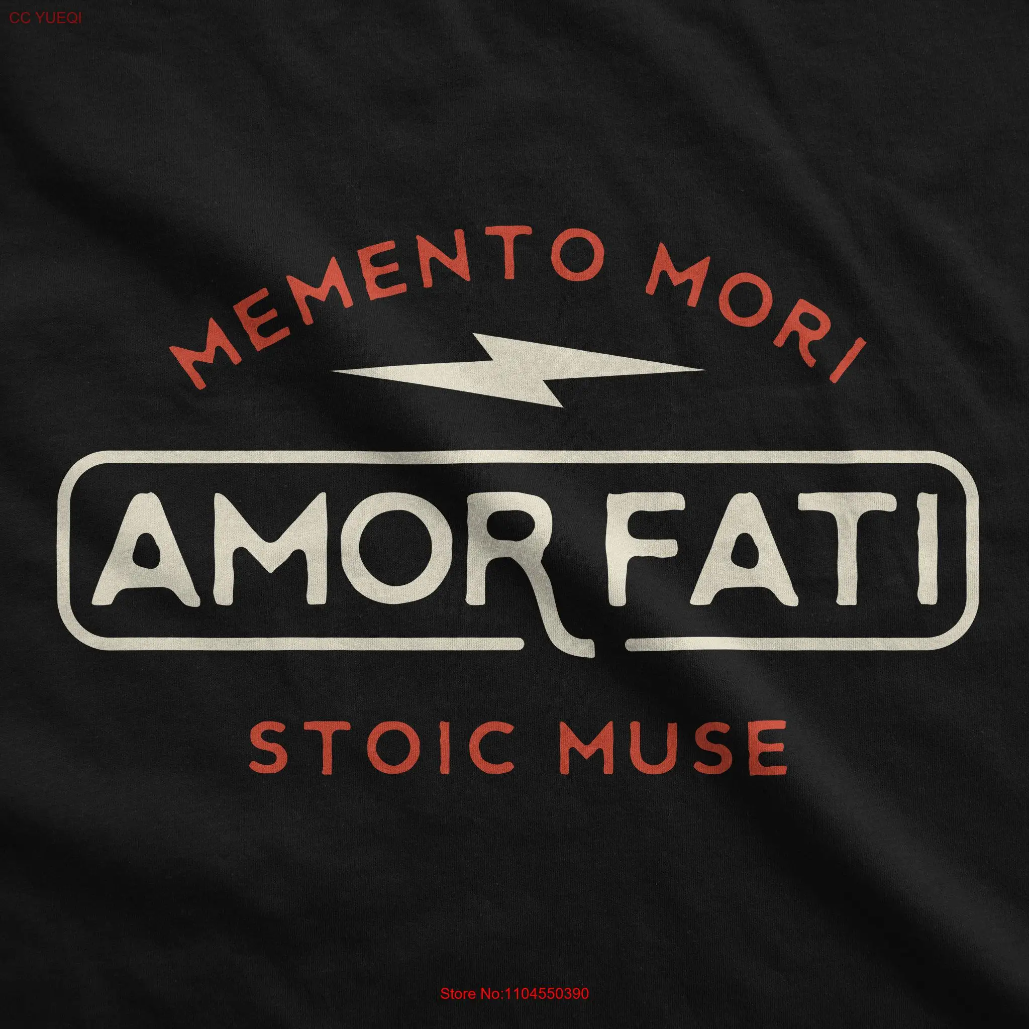 

Футболка Memento Mori Amor Fati с длинными или короткими рукавами