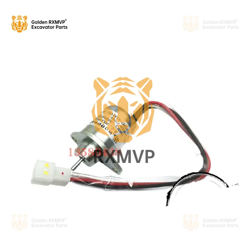 For Daewoo Dh60-7 Dh80-7 80go Flameout Switch Yanmar Vio Engine 4tnv94/98 Excavator Accessories