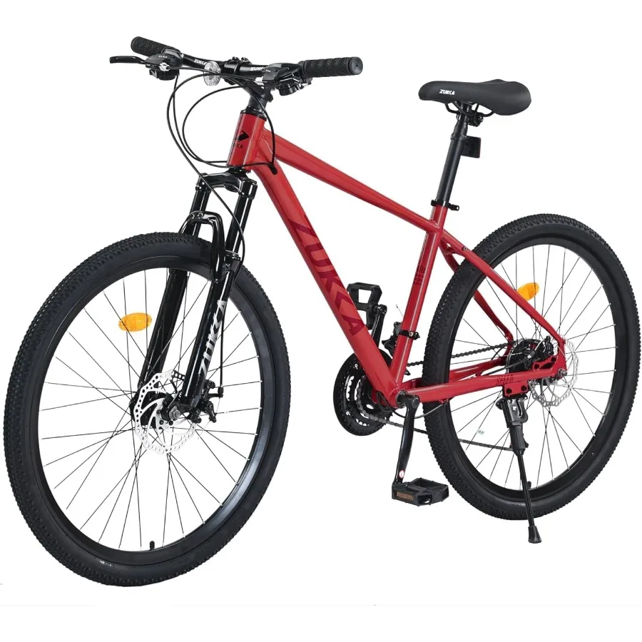 26 بوصة دراجة هوائية جبلية 24 سرعة دراجة هوائية جبلية إطار فولاذي دراجة الكبار مع شوكة تعليق فرامل قرصية مزدوجة للمرأة الرجال مول