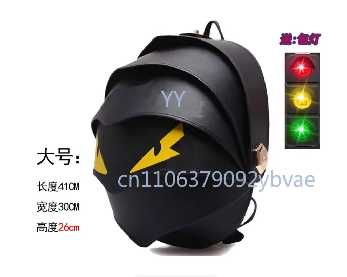 Thunderbolt Eye Large (Full Helmet) Beetle Riding Backpack Motorcycle Backpack