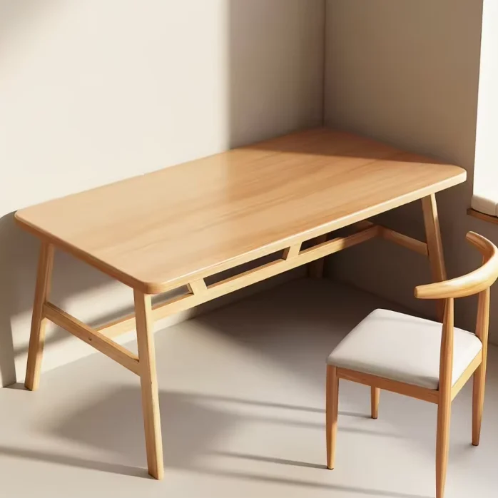 minimalist-japanese-style-walnut-wood-computer-desk-stable-a-frame-study-table-for-home-office