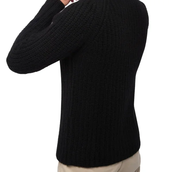 Custom Design Logo Men's Crew Neck Sweaters Pullover Knit Plus Size Pure Cashmere Sweater For Men