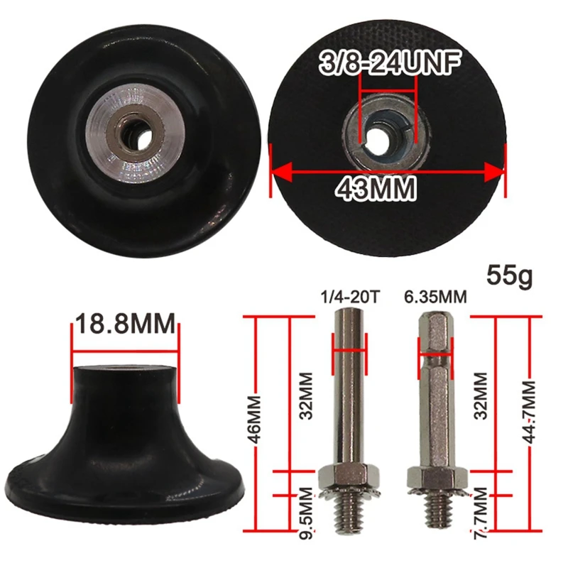 Hlzs-preto bloqueio de torque bandeja espiral de borracha disco de lixamento disco de areia de metal disco de moagem