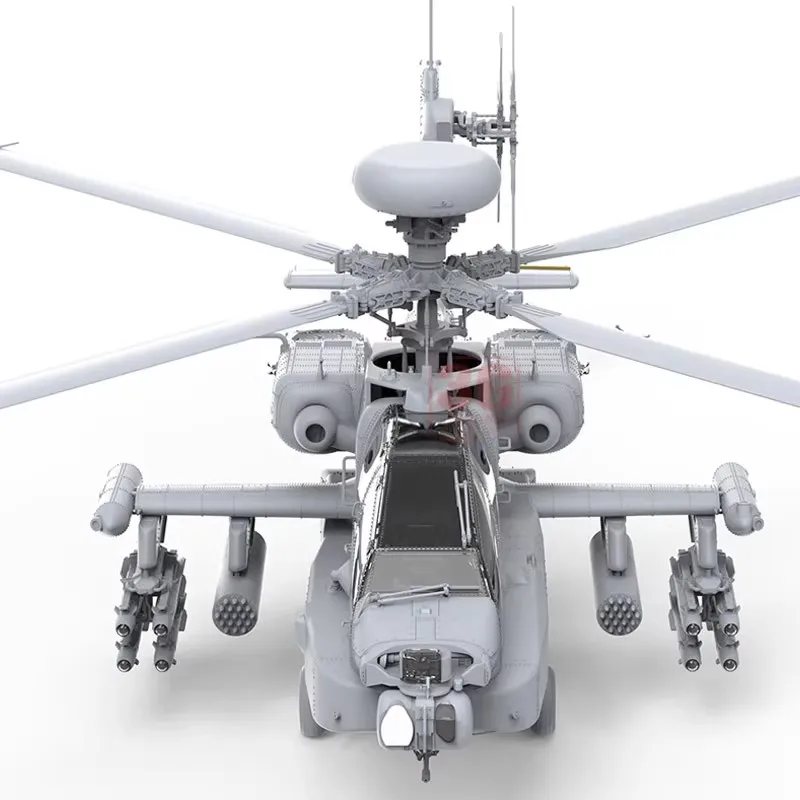 MENG AH-64D Armato Pesante Elicottero Gunships Modello di Montaggio 1/35 QS-004 Assemblare Figura Camera Ornamento Regalo Di Compleanno Per Bambini