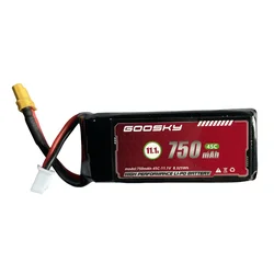 Original GOOSKY S2 / S2 Max/ S2 Ultra 6CH 3D RC Helicopter Spare Parts Accessories Battery 11.1V 750mAh 45C Lipo
