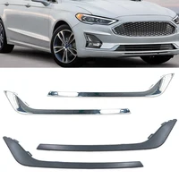 Luz antiniebla del parachoques delantero, tira de cejas embellecedora para Ford Fusion Mondeo 2019 2020, pegatinas, capós de lámpara, accesorios para coche