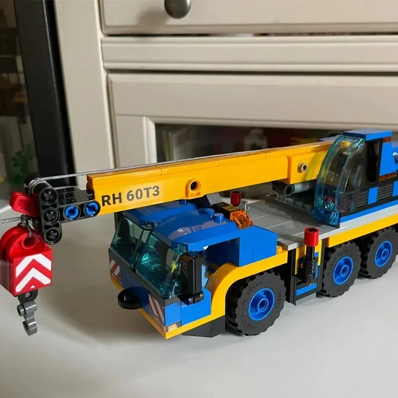 

City Mobile Construction Crane Excavator Building Blocks MOC Assemble Bricks Toys Gift For Children Kids