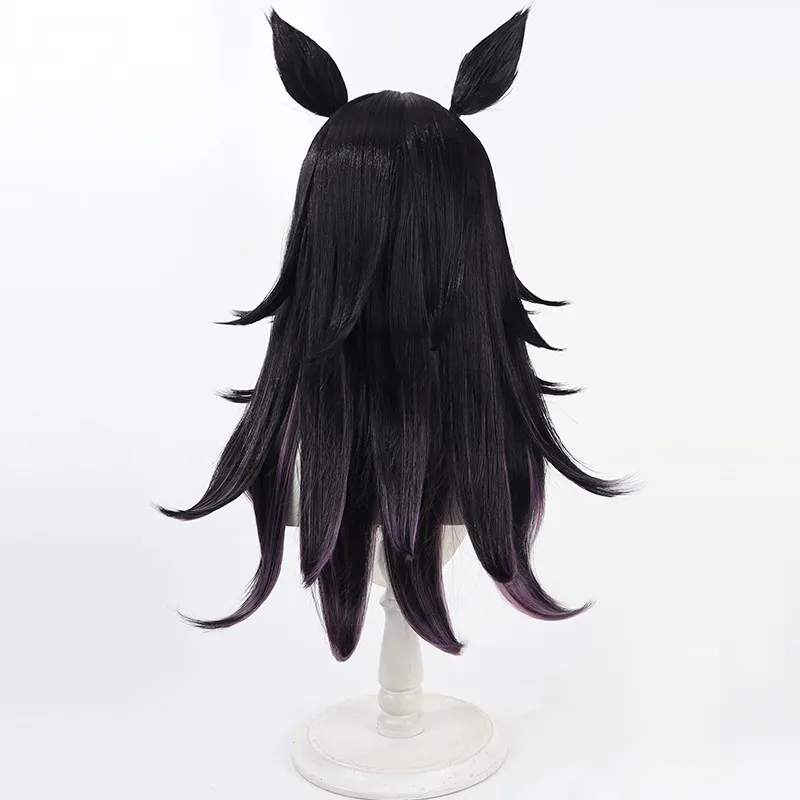 Game Pretty Derby Fenomeno Cosplay Wig Fenoomeno Cosplay Wig blackpurple Hair For Hallowmas Party Adult Women Men