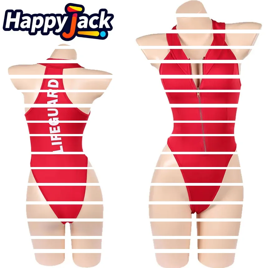 Fantasia de Cosplay Victoria Leeds, Macacão Vermelho, Fantasia de Mulher para o Programa TV Baywatch, Disfarce para Halloween e Carnaval
