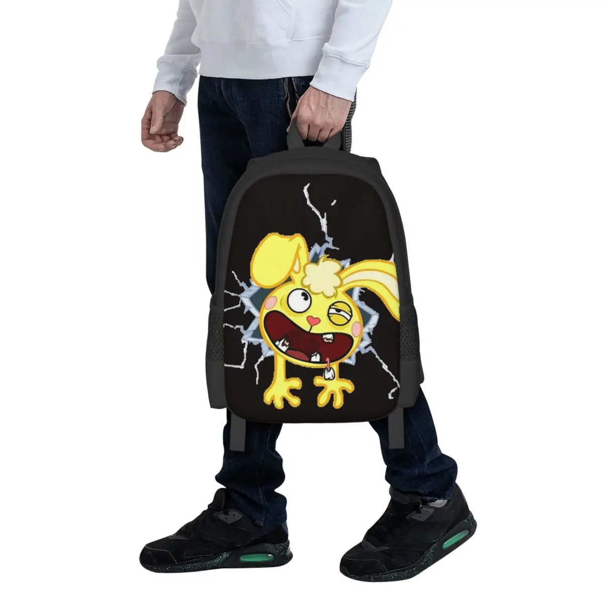 Happy Tree Friends Student Backpack School Bag Hiking Travel Daypack for Boys Girls Fashion Bookbag Shoulder Bags