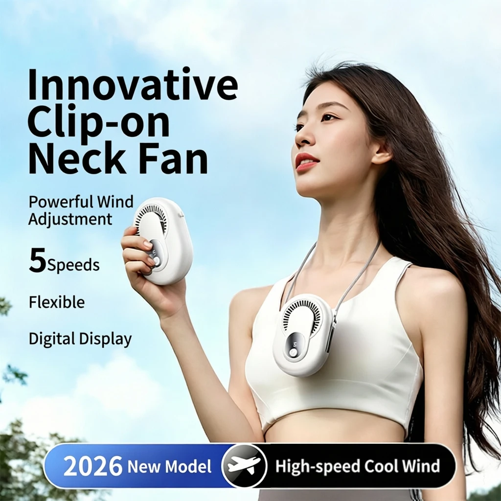 

Waist-Hanging Electric Fan Portable Cooling Strong Wind Long-Lasting Battery For Work Outdoor Neck-Hanging Waist Belt