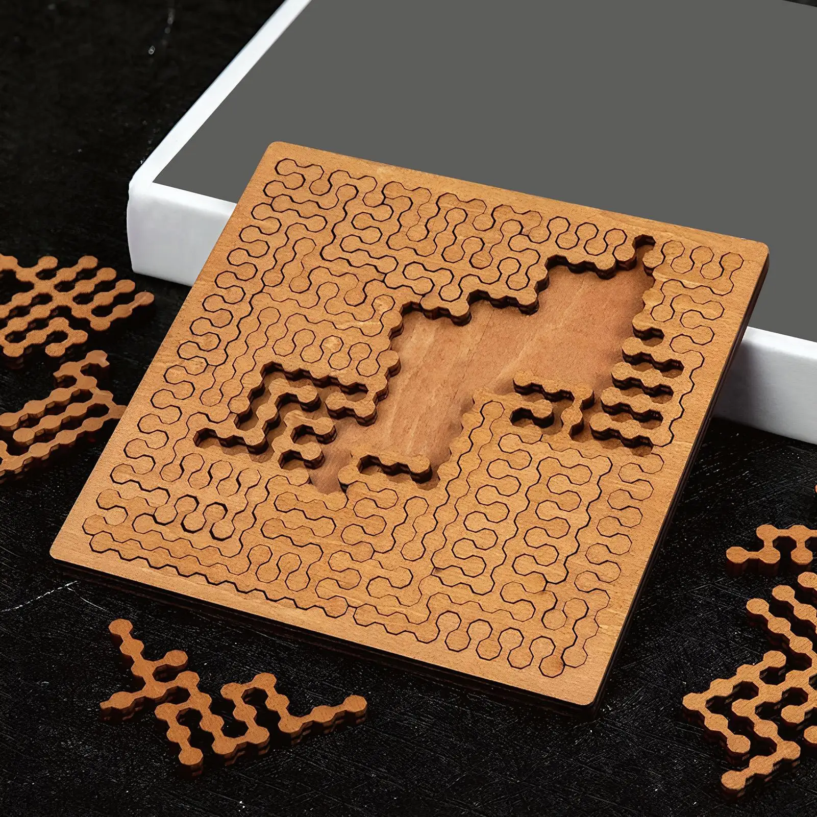 

Jigsaw Puzzle Wooden Geometry Jigsaw Toy Wooden Puzzle for Child for Men Women Boys Youth Teens Husband Son Daughter Family