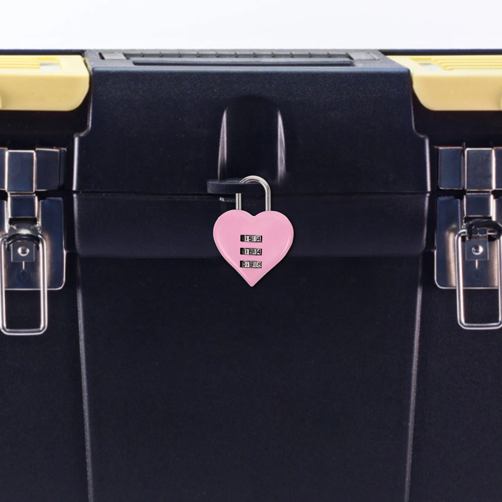 

2pcs Heart Shaped Password Cute Locker For Kids Multi-Function Combination Padlock Secure Diary Wear-Resistant Small