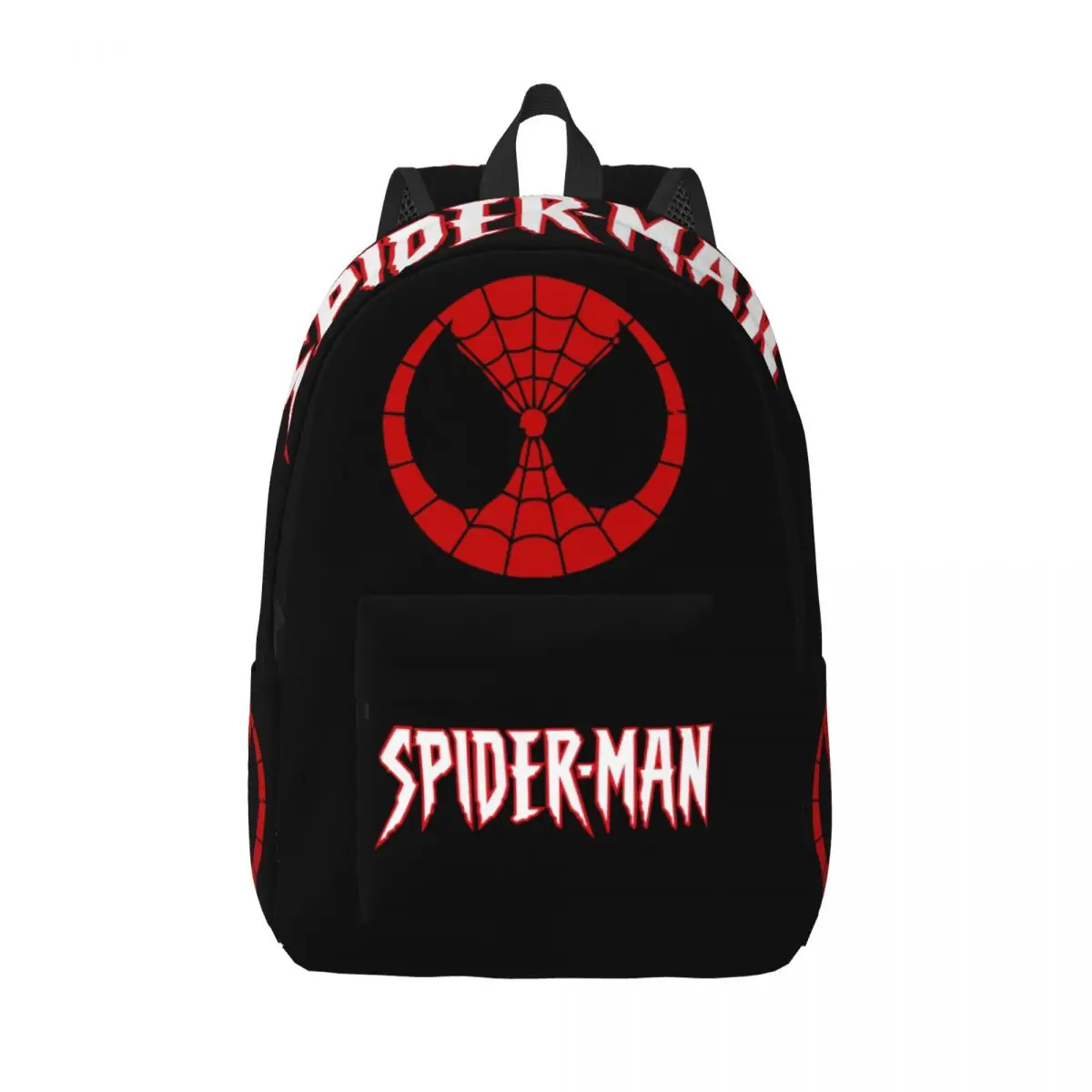 For Work Signs Zipper Closure Dual-Use Marvel Spider Man Laptop Bag Girl Kid Handbag Birthday Gift