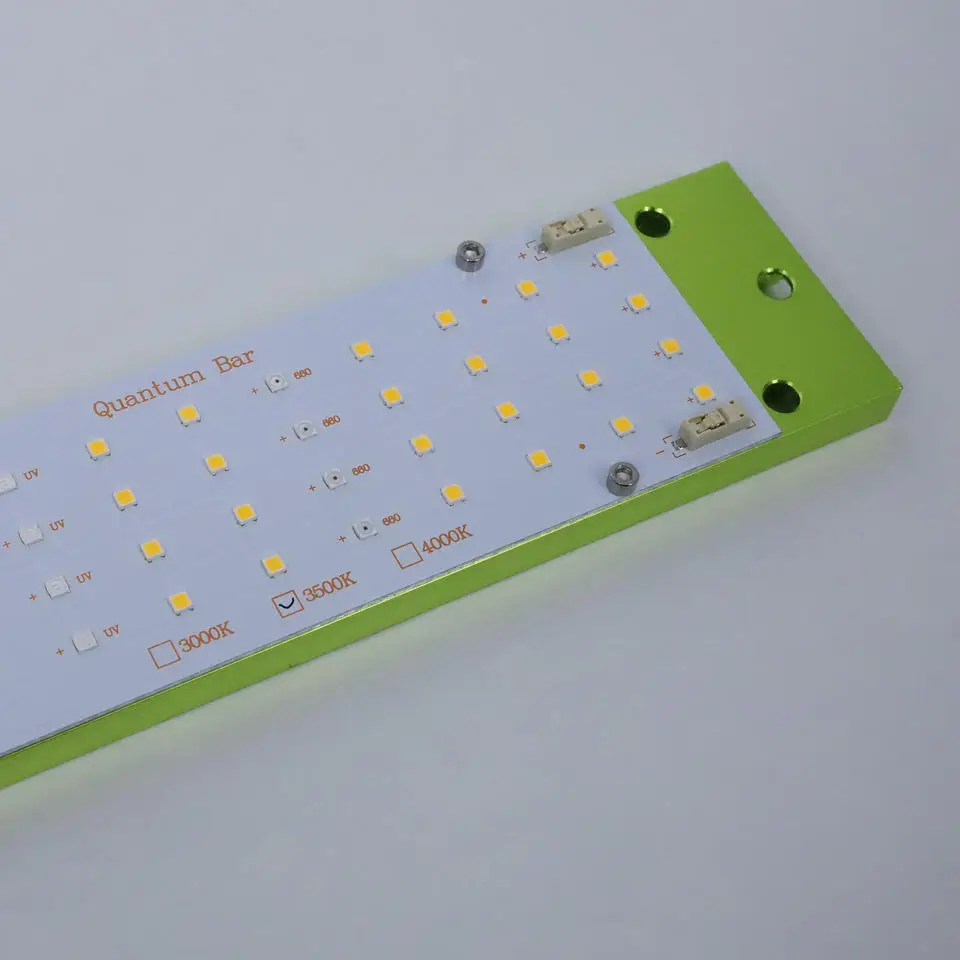 4 Pieces 60W LM301H Quantum led Grow light Bars Full Spectrum 3000K-6500K Dimmable Meanwell 240W Driver XLG-240-H-AB