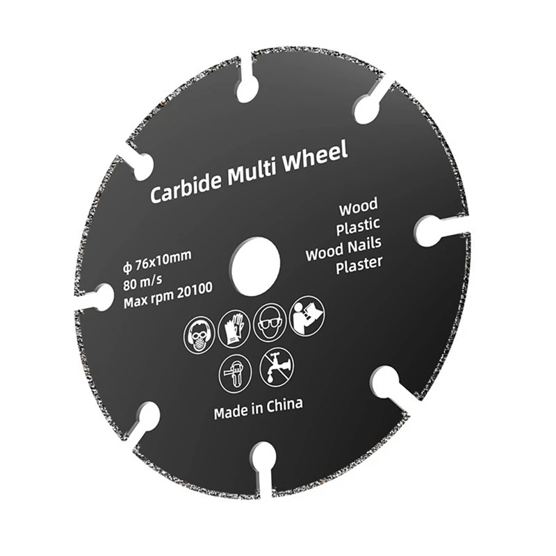 76Mm 3 Inch Cutting Disc Circular Resin Grinding Wheel Saw Blade Steel Polishing Cutting Disc For Angle Grinder 2Pcs Easy To Use