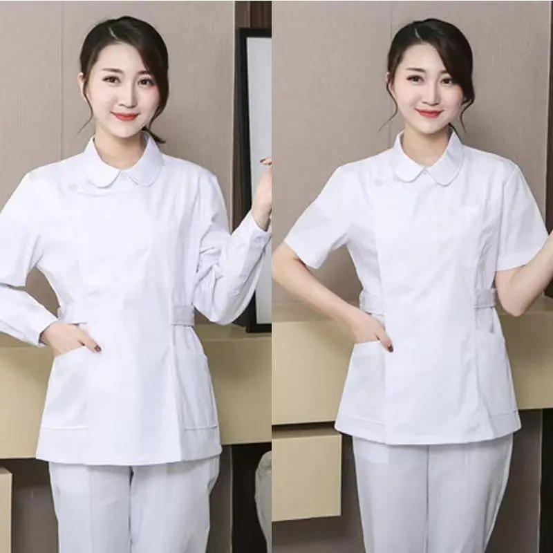 col-de-poupee-avec-patte-partielle-uniforme-d'infirmiere-ensemble-fendu-col-inferieur-d'hiver-vetements-de-travail-dentaire-ensemble-deux-pieces-nouvelle-collection