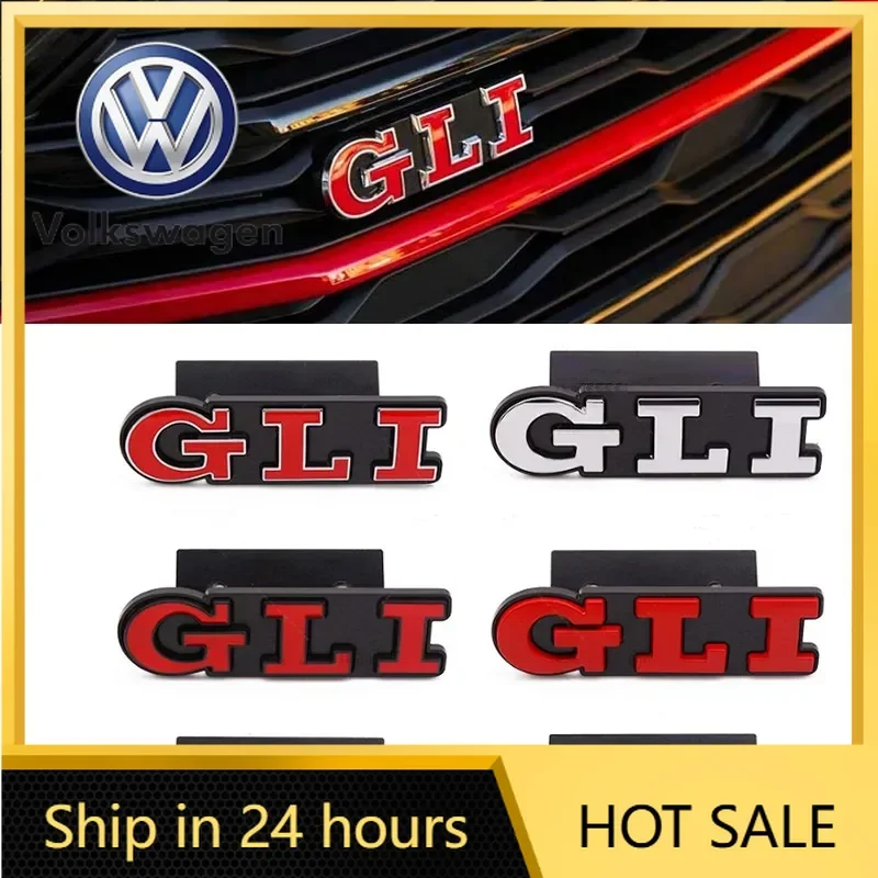 

Горячая новинка 2026: 3D металлические буквы GLI для заднего багажника и передней решетки радиатора, эмблема-наклейка для Golf, Bora, VW Jetta MK4, MK5, MK6, MK7