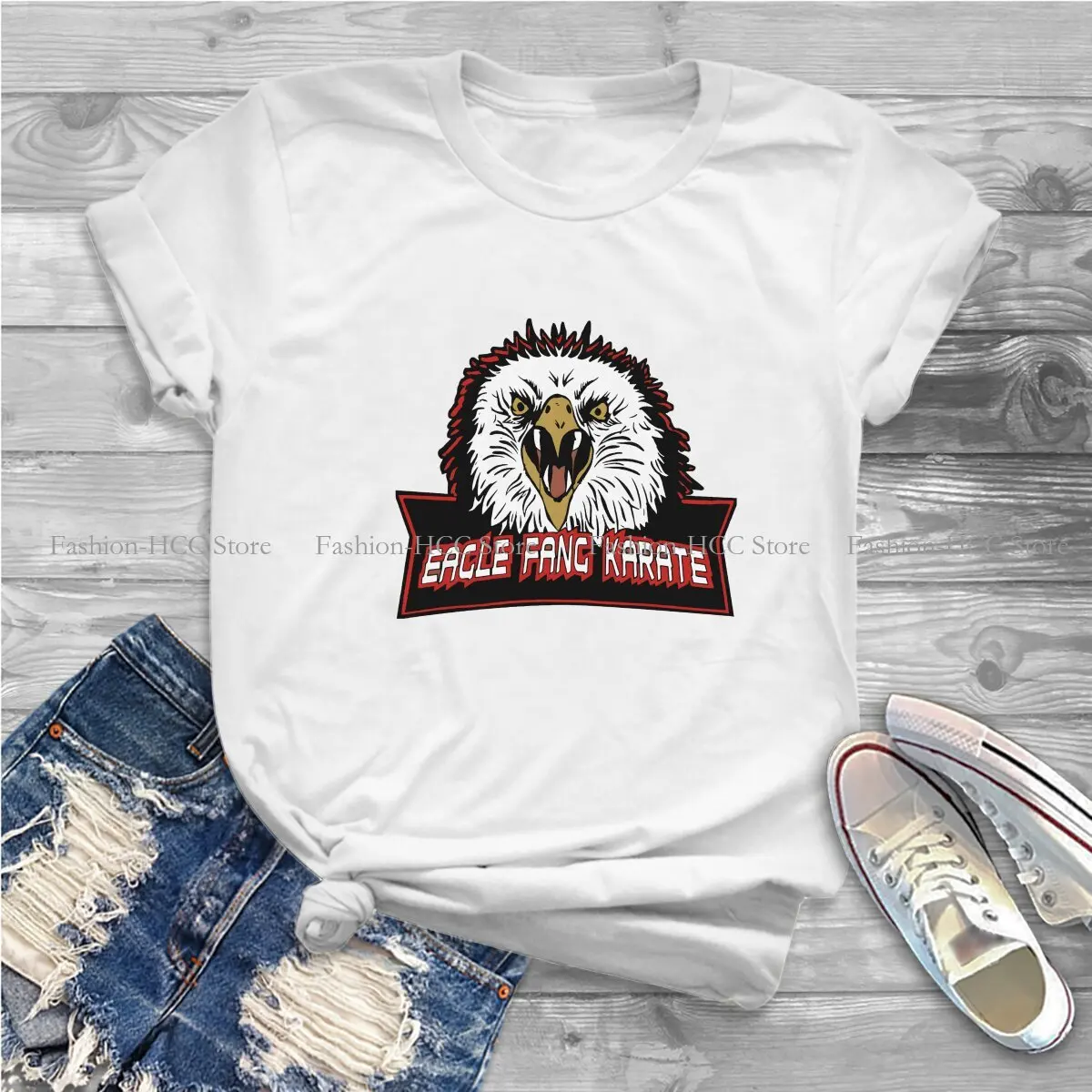 Eagle Polyester TShirt for Women Fang Karate Summer Tee T Shirt High Quality