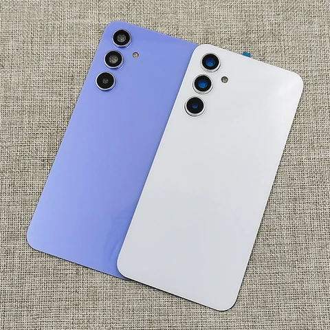 Для Samsung Galaxy A54 5G A546 SM-A546U задняя крышка аккумулятора стеклянная задняя дверь корпус панель запасные части с объективом камеры