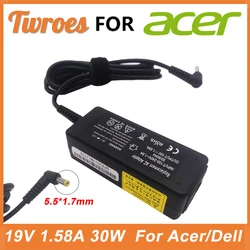 19V 1.58A 30W 5.5*1.7mm Laptop Charger Adapter AC For Acer For Dell Inspiron Mini 9 10 12 1010 Portable Power Supply